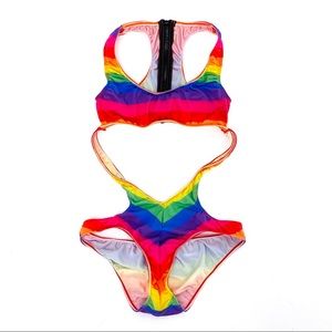 🌈 RAINBOW ONE PIECE SWIMSUIT 🌈